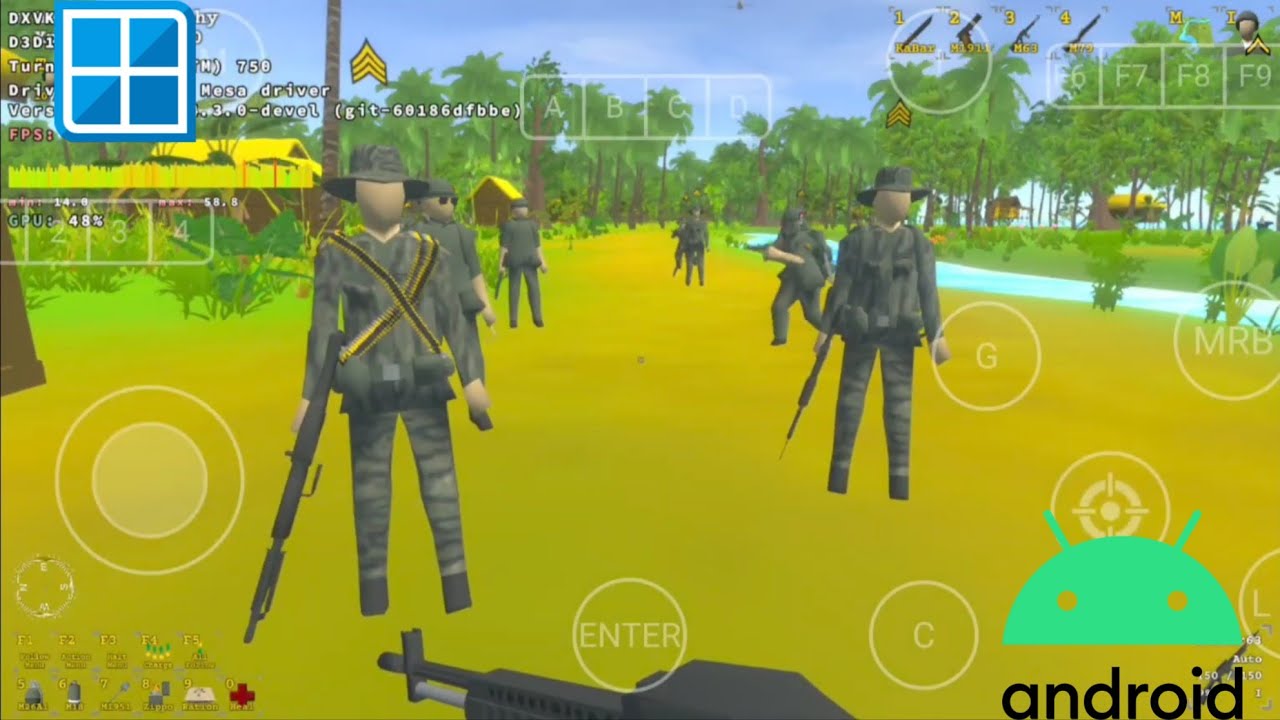 Vietnam War (Thorium Game Lab) for Android | Emulated on Winlator Frost v7.1.2 Glibc