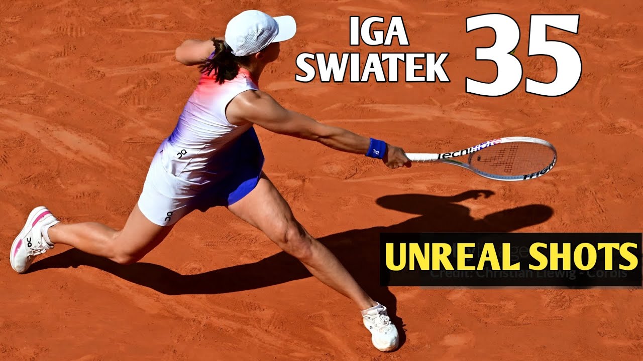 Iga Swiatek 35 Most Ridiculous Shots 2024 - She is Queen Of Clay wta Tennis 2024