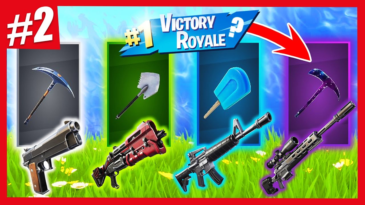 RANDOM PICKAXE CHALLENGE | Fortnite Suomi