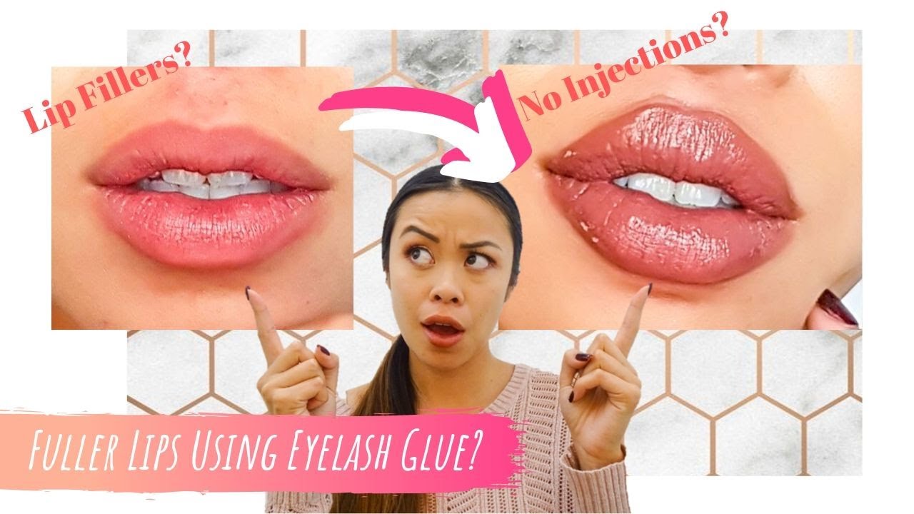 Fuller Lips Using Eyelash Glue? || Prevail or Fail, You Decide!