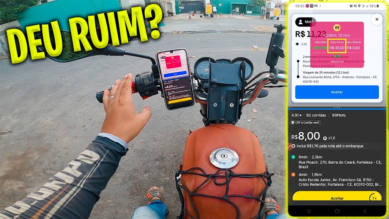 USEI A ESTRATÉGIA DO TEMPO NA 99 MOTO E UBER MOTO