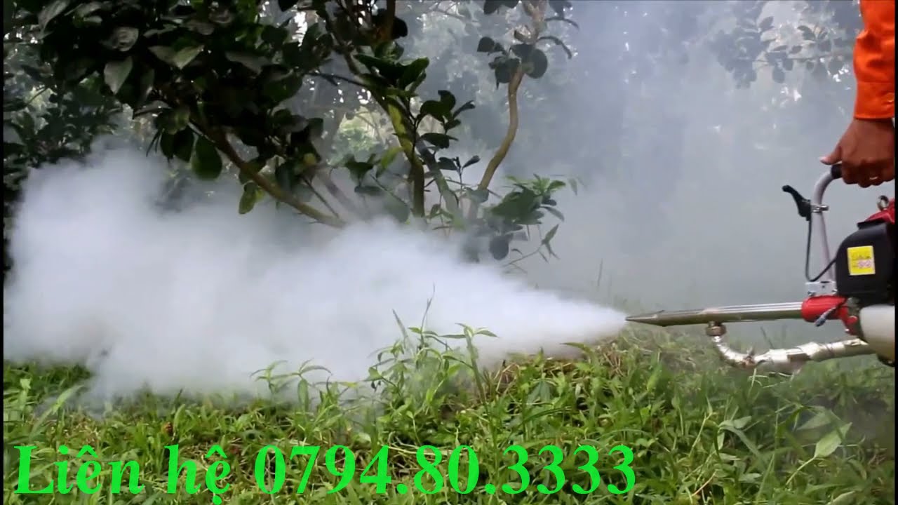 Máy phun thuốc sâu dạng khói, giảm tri phí khi phun thuốc trừ sâu