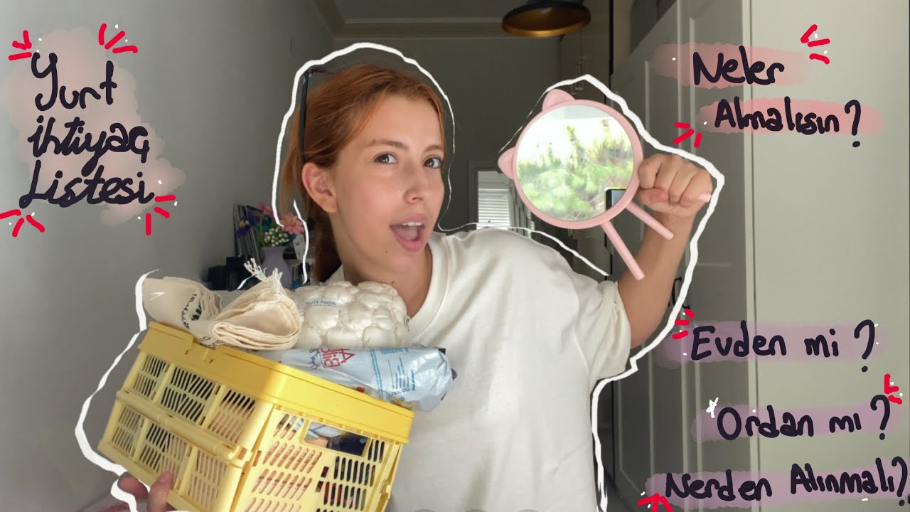 Yurt İhtiyaç Listesi | Neler Almalısın? #kykyurt #yurt