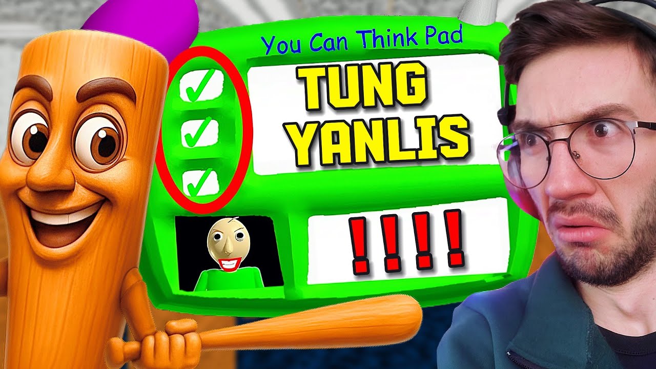 TUNG TUNG TUNG BALDİ'DEN KAÇMAK !!