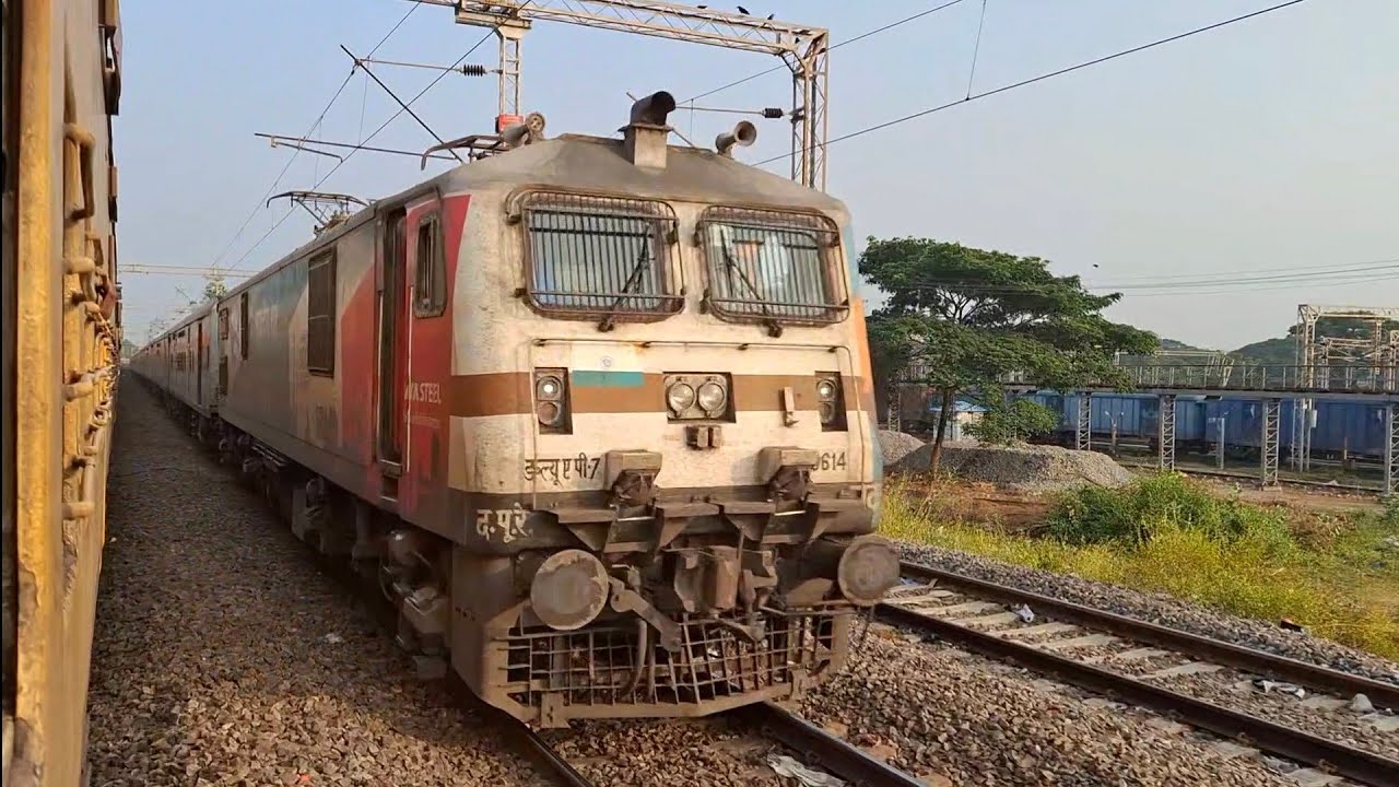 ANAKAPALLE TO VISAKHAPATNAM FULL TRAIN JOURNEY ON BOARD SIMHADRI EXPRESS TRAIN