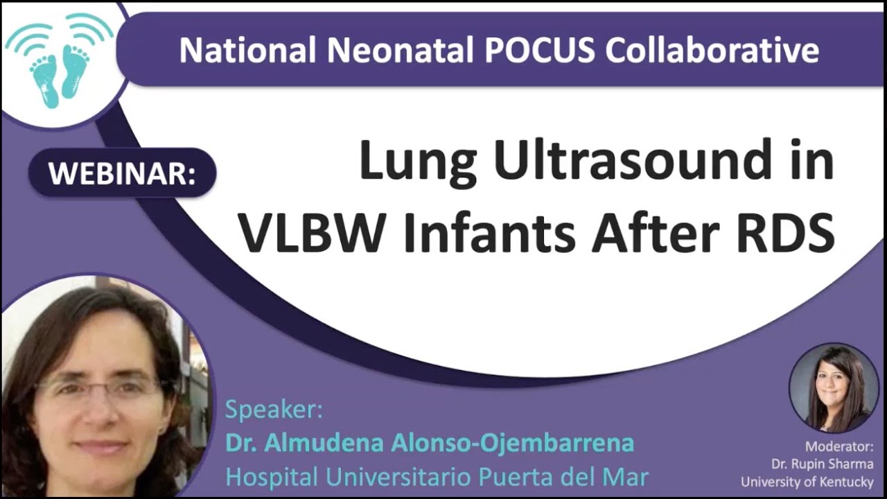 NPC Webinar Lung Ultrasound in VLWB after RDS by Dr. Almudena Alonso-Ojembarrena