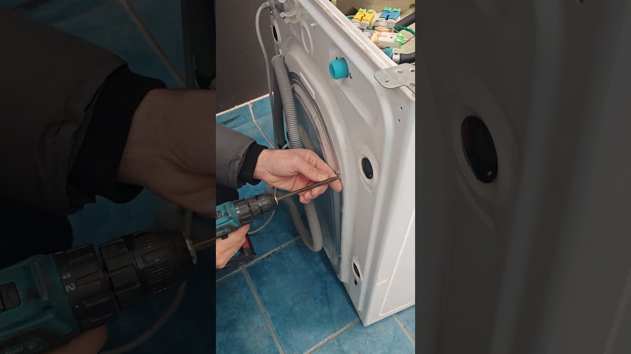 Samsung - replacement of bearings - gluing of bathtub and add door - part 1