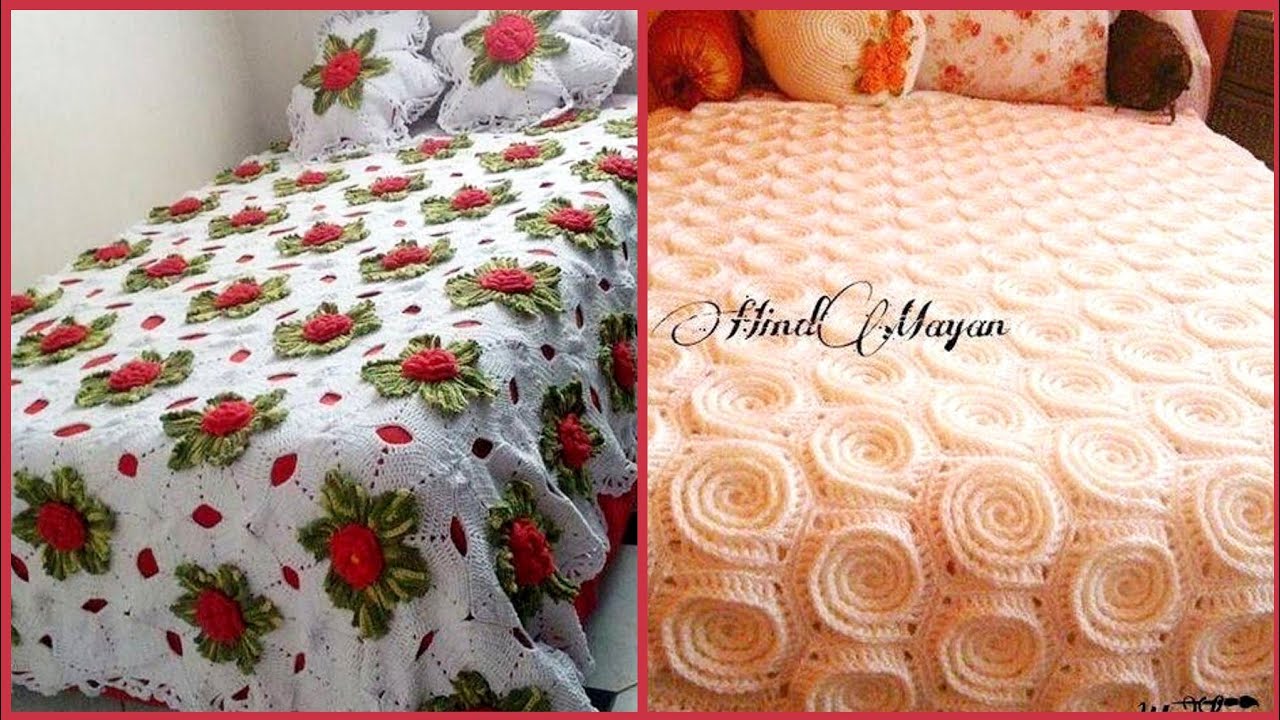 Crochet Bedsheets Designs //Beautiful Crochet Bedsheets Designs Patrerns