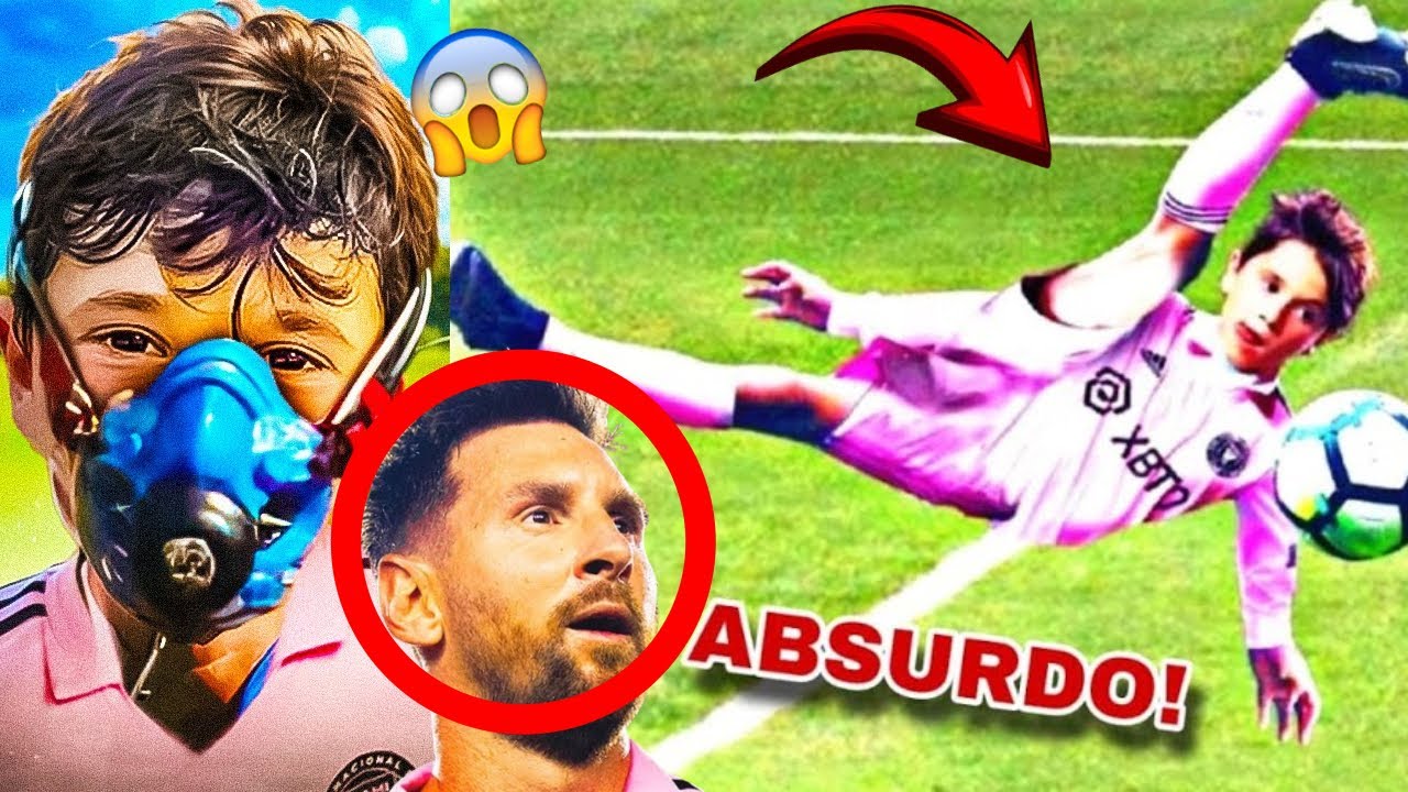 🚨🚨MATEO MESSI &eacute; UM MONSTRO!! FILHO DE MESSI faz 5 GOLS num JOGO S&Oacute; e CHOCA O MUNDO DO FUTEBOL!!