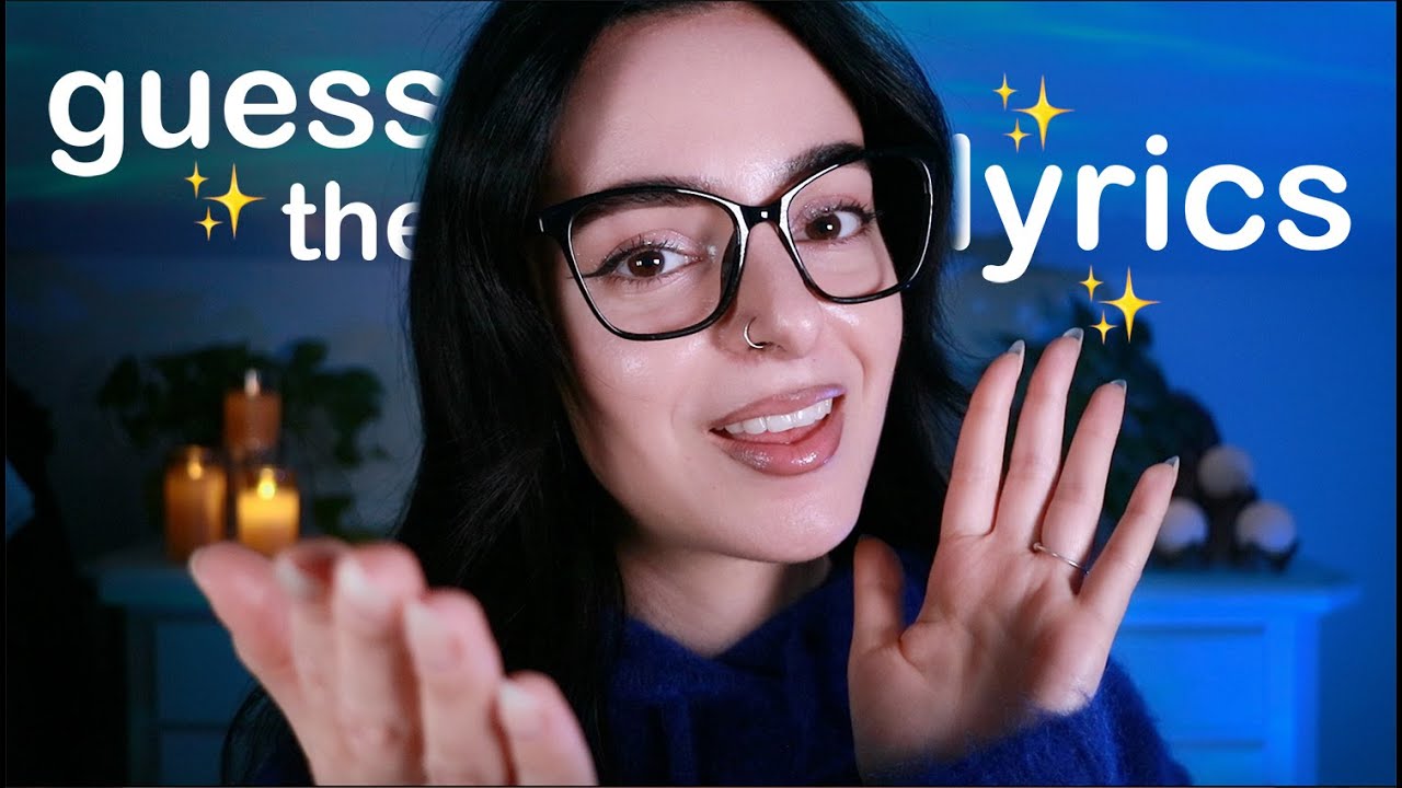 ASMR Let's Play Guess the Song Lyrics! ✨90s & 2000s Hits, Do You Know Them All?
