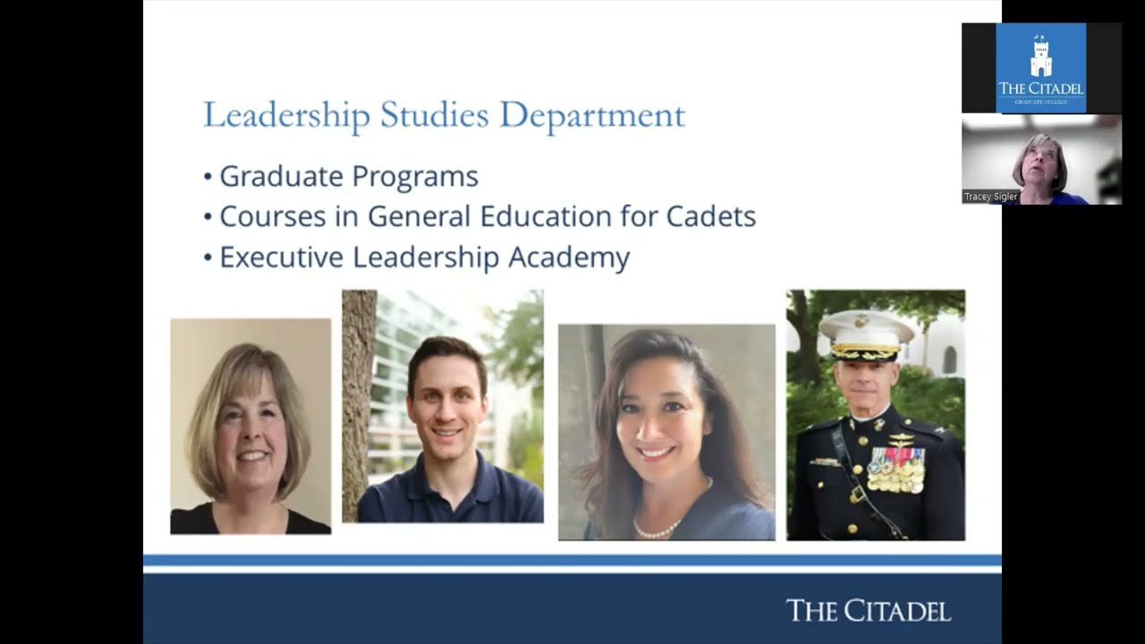 CGC Spring Webinar Series: Department of Leadership Studies