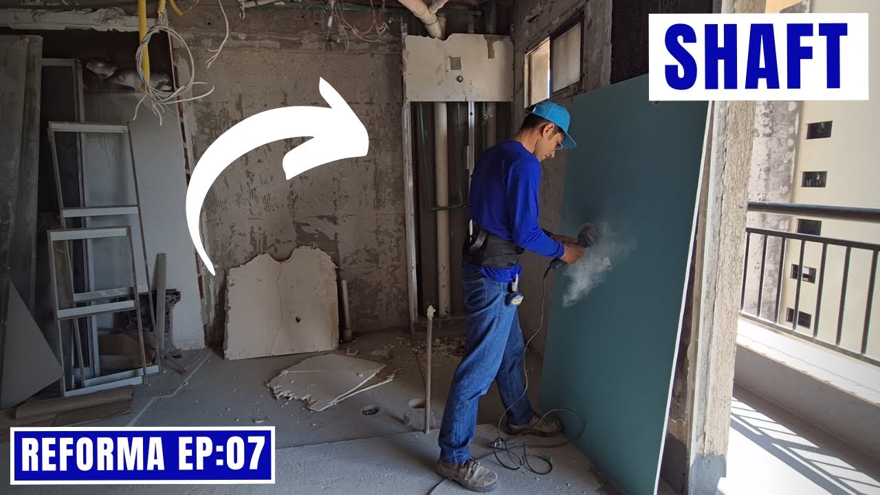 Vamos consertar os shafts e a impermeabilização | Ep:07 Reforma.