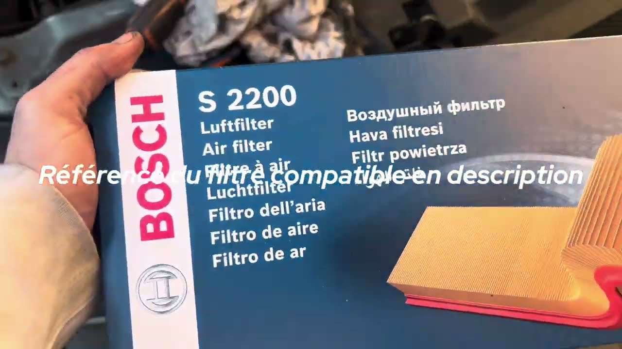 Changement filtre à air sur moteur 2.0L HDI 90 en 3 minutes (Peugeot 406)