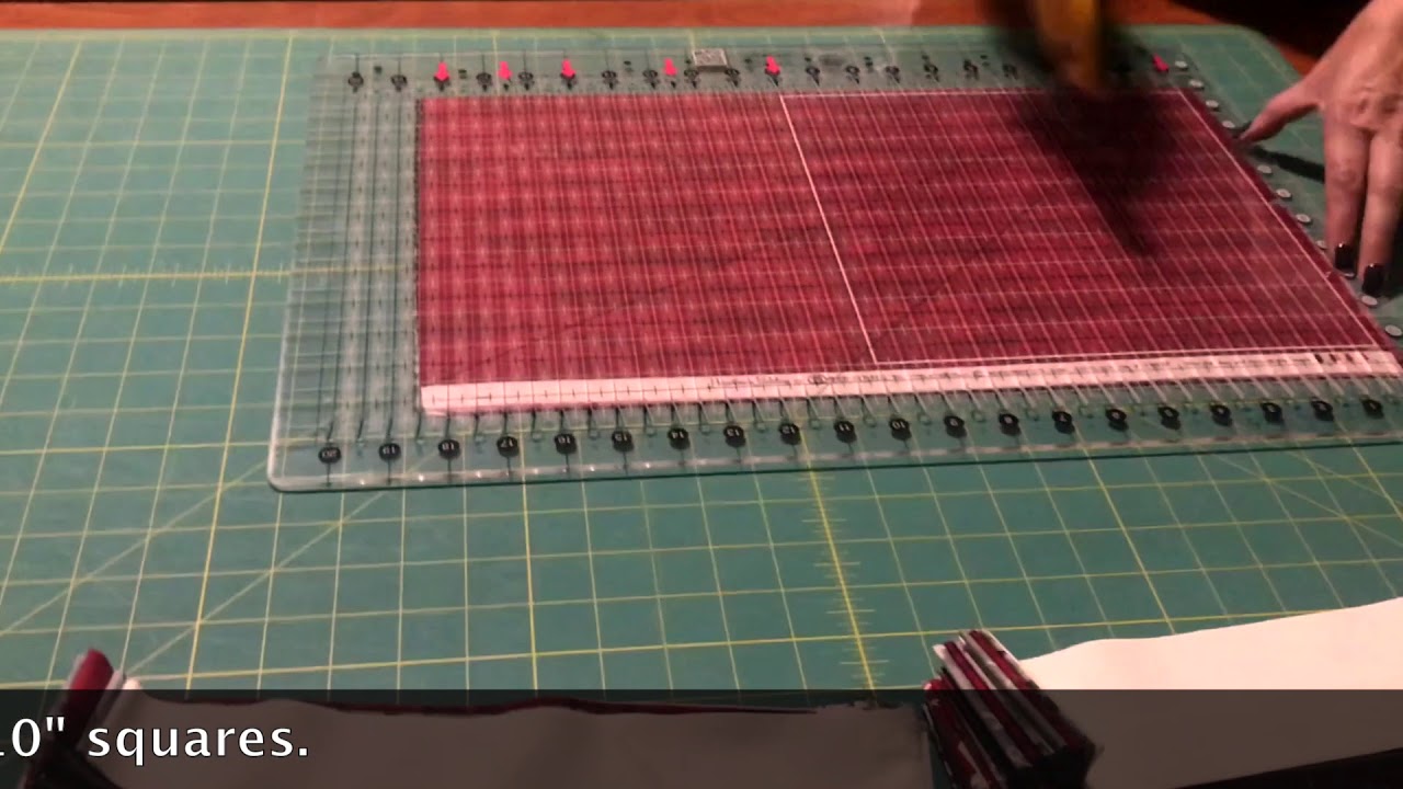 Gudrun Erla, creator of the Stripology rulers, shows you how to quickly cut your own pre-cuts.