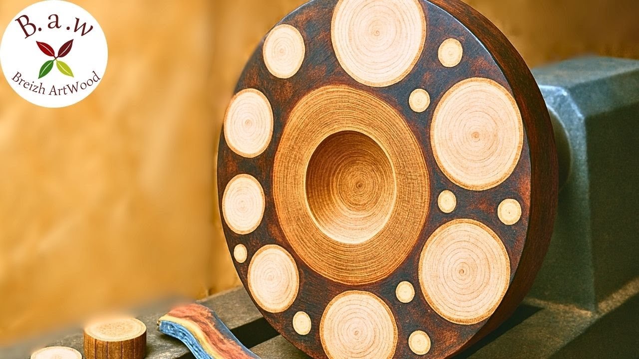 Woodturning : An idea with a crotch and logs..