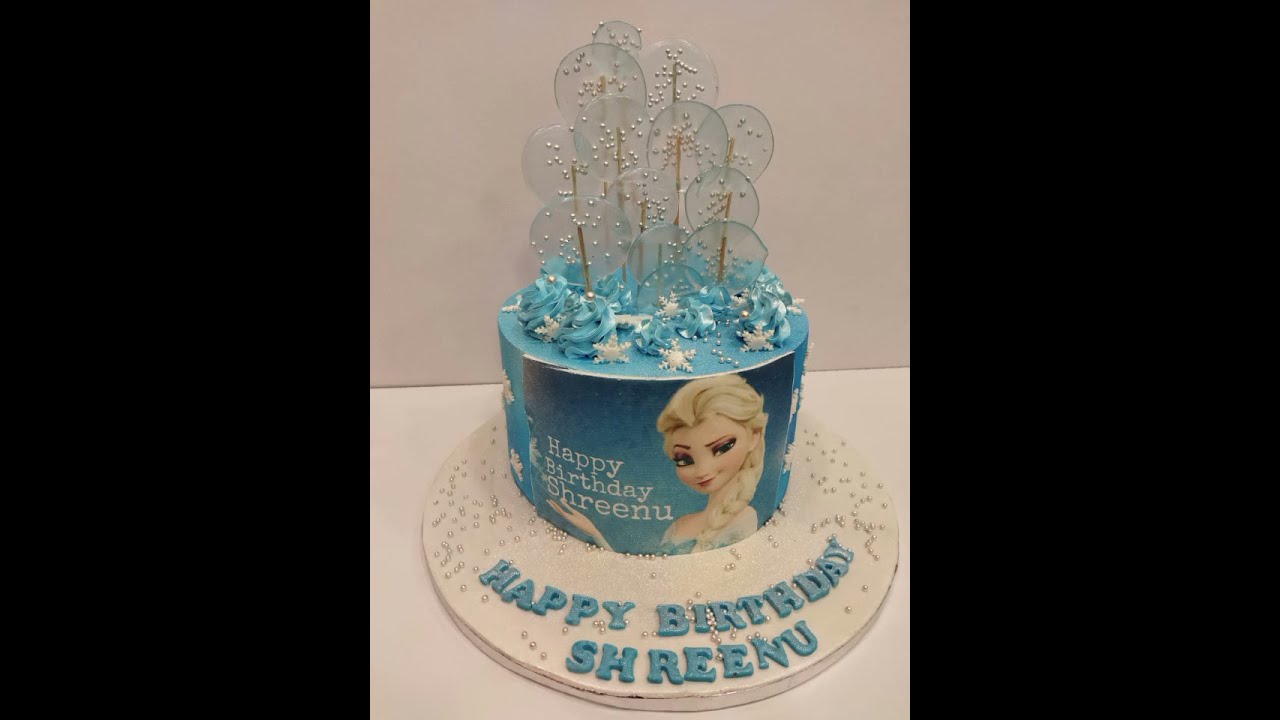 How to make |Isomalt Lollipops |Disney frozen theme cake