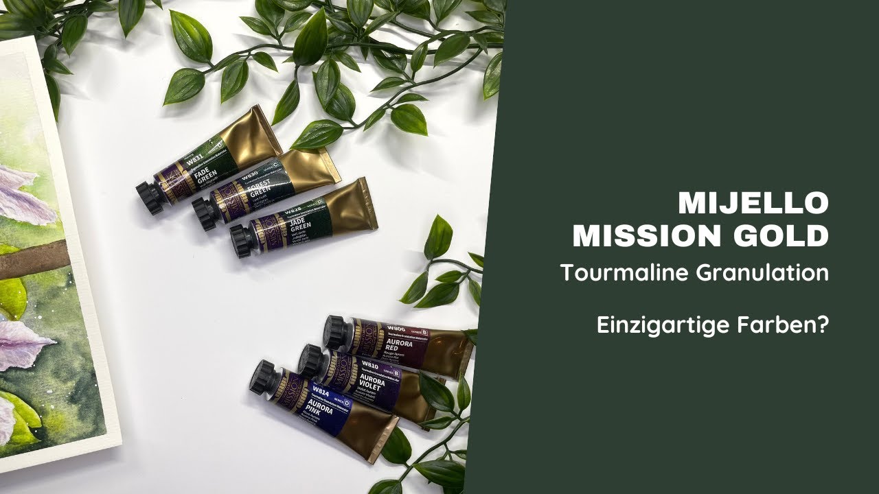 Mijello Mission Gold Tourmalin Granulation Watercolor - Sind sie einzigartig?