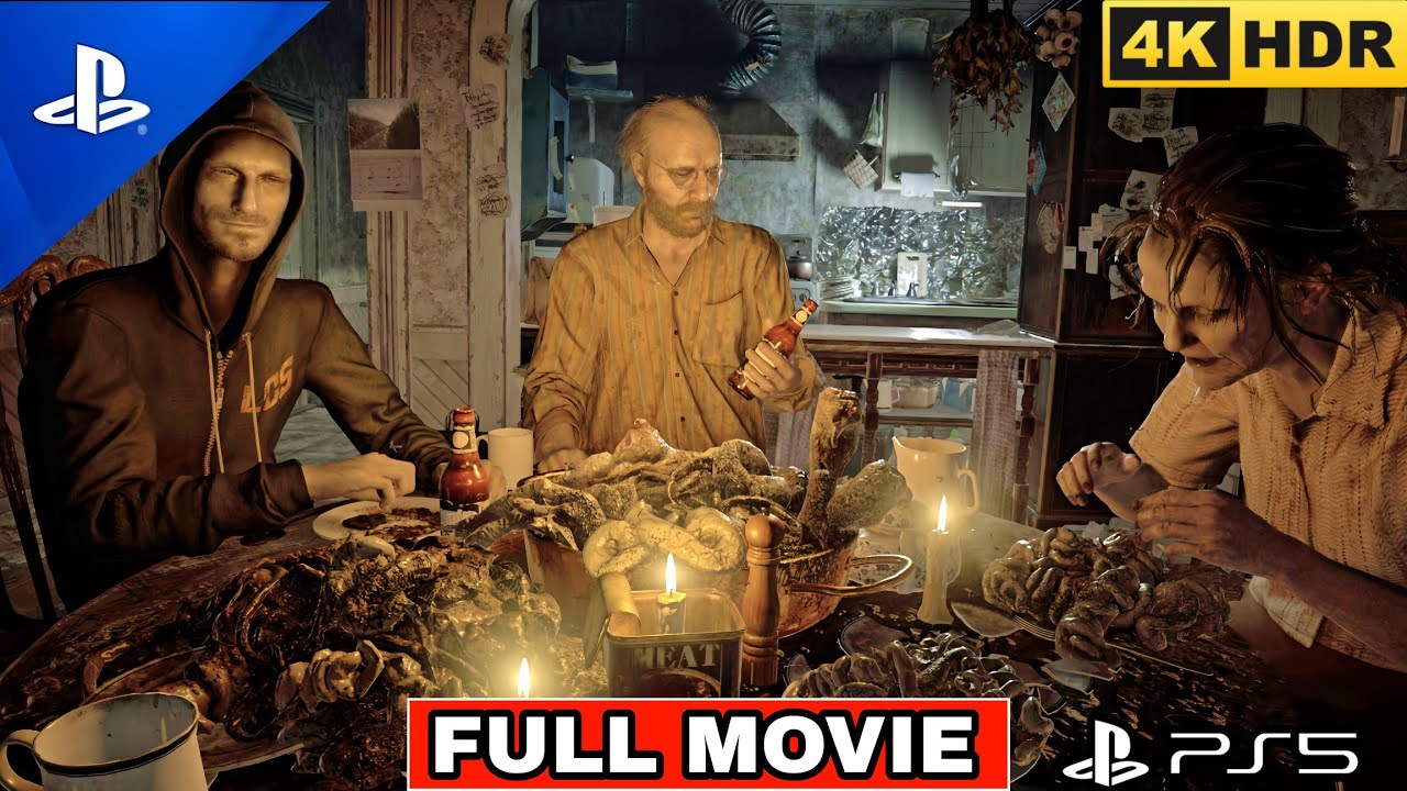 Resident Evil 7 - All Cutscenes / Full Movie (Game Movie) 4k 60FPS ULTRA HD