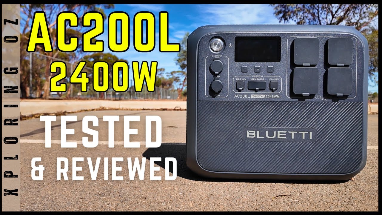 ЛУЧШЕЕ стало ЛУЧШЕ | Новая портативная электростанция BLUETTI AC200L | Обзор из Австралии | Солне...