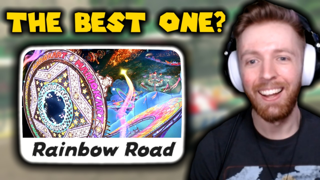 Реакция на НОВУЮ Радужную дорогу в Mario Kart World!