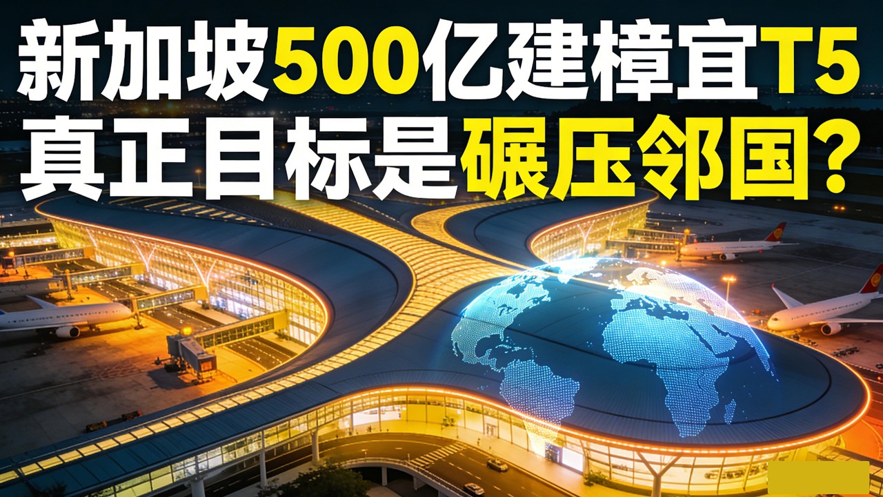 樟宜T5不是为了接客？新加坡砸500亿建“装不满”的航站楼，真正目标是碾压邻国！