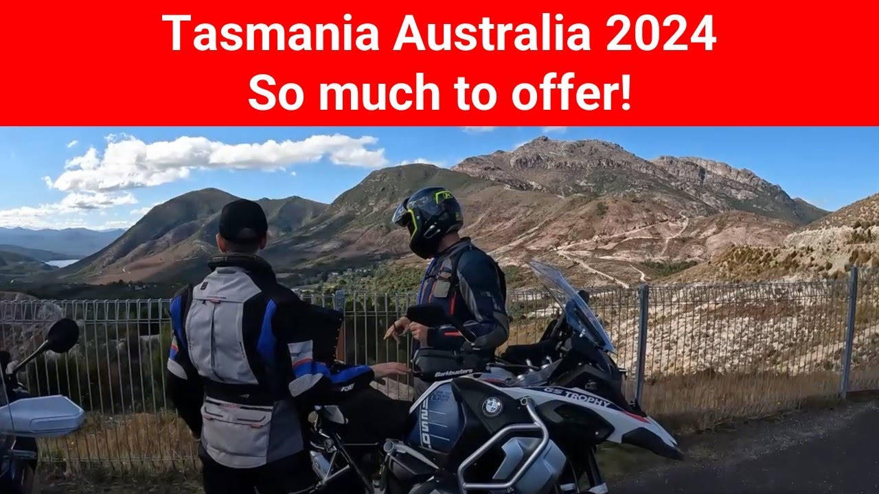 Tasmania Iron Blow lookout Adams point whale lookout Hastings Cave #adventuremotorcycleriding #yezdi