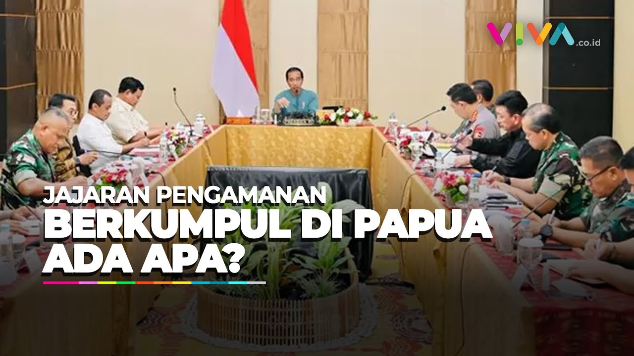 Jokowi Kumpulkan Jajaran Pengamanan di Papua, Beri Pesan Khusus
