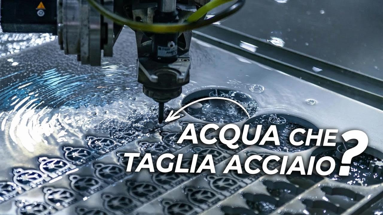 Come fa l'acqua a tagliare il metallo? Scopri come funziona il taglio ad acqua