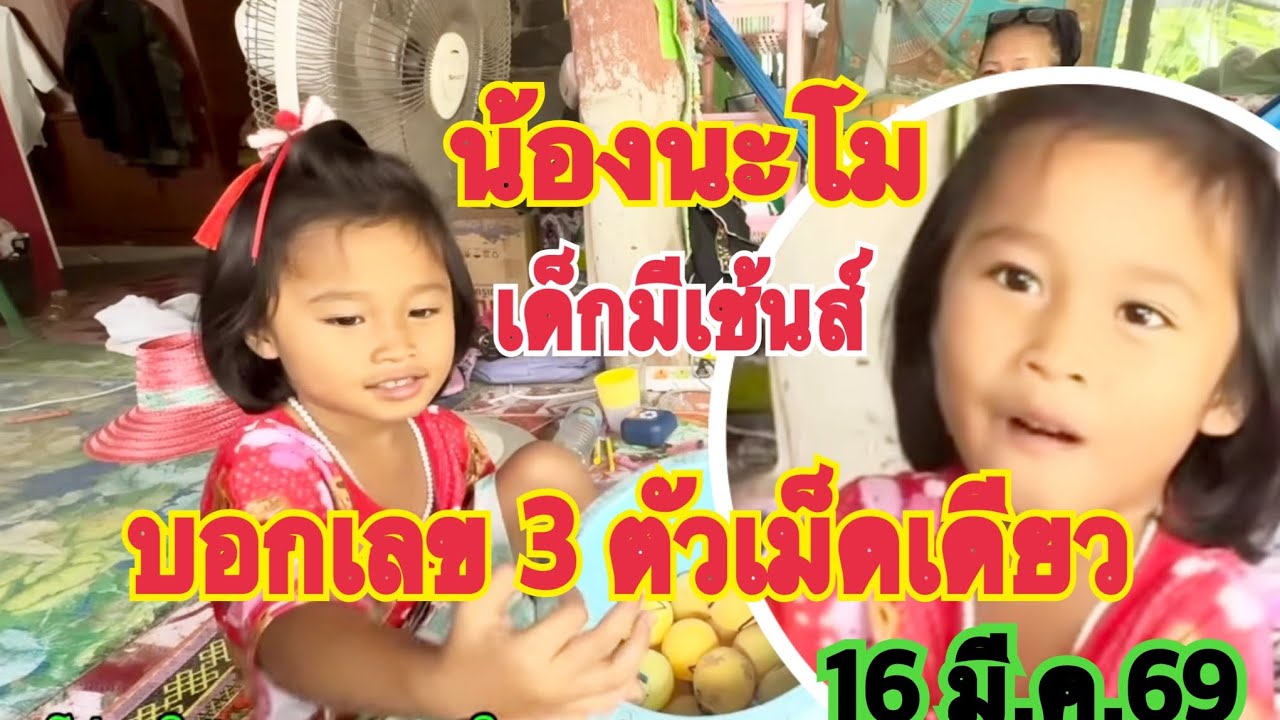 #น้องนะโม เด็กมีเช้นส์ บอกเลข 3 ตัวเม็ดเดียว 16 มี.ค.69