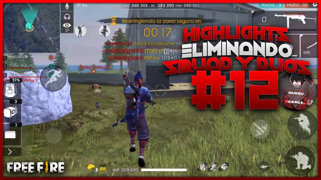ELIMINO ESCUADRAS Y DÚOS #12 #QueruGames #FreeFire #HIGHLIGHTS