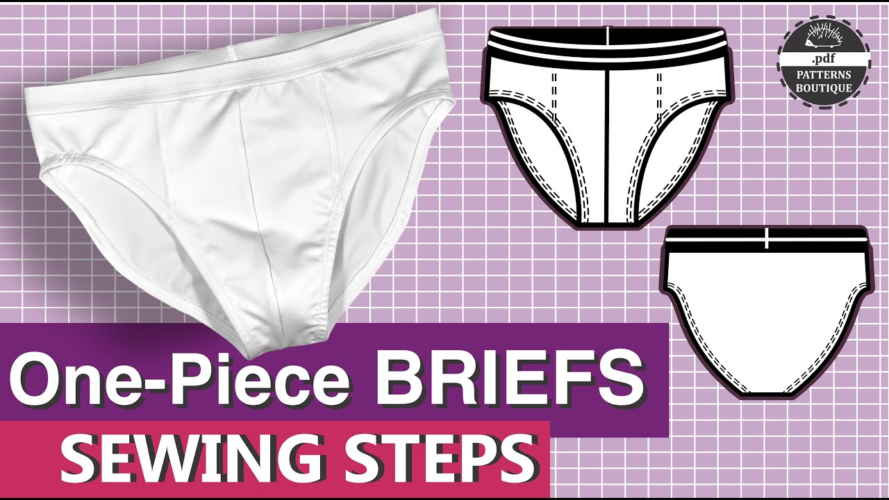 Classic Briefs for Men — Complete Sew-Along Tutorial (No Talking) | PDF Patterns Boutique