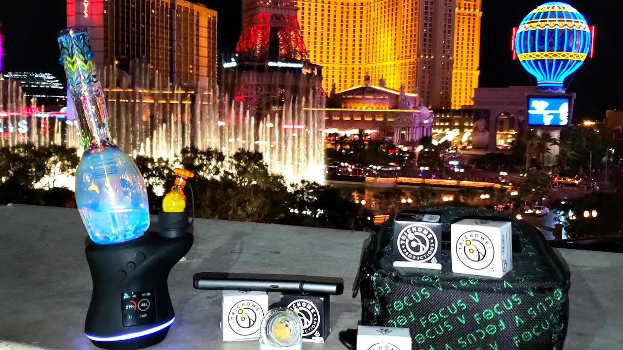 Carta 2 dabs at the Bellagio fountains!!