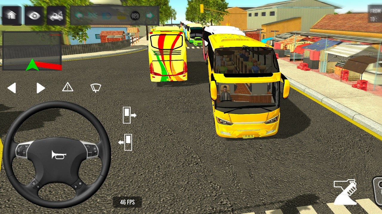 bus simulator indonesia| new erou coach double tracker bus simulator indonesia gameplay android