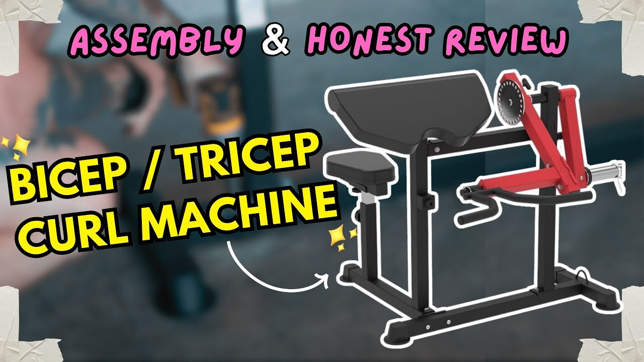 HVO bicep/tricep curl machine IS IT WORTH IT?! 🤨 | UNBOXING