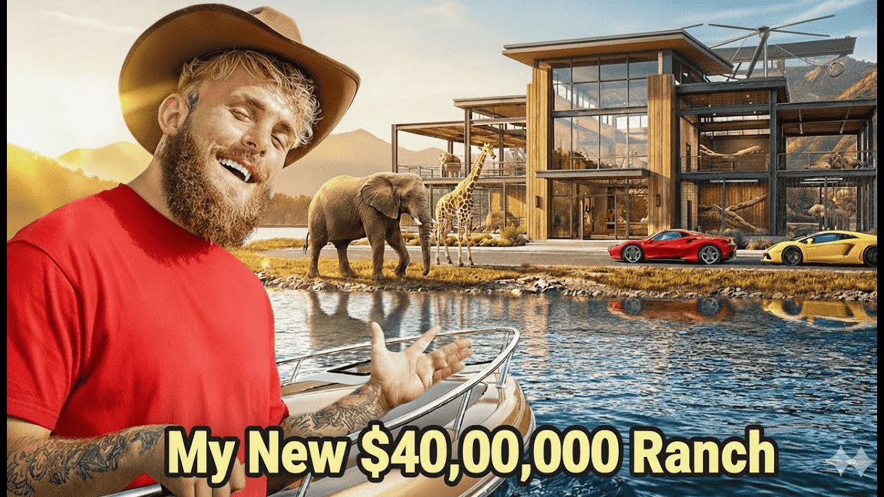 My New $40,000,000 Ranch# jake paul#loganpaul #boxing #knockout