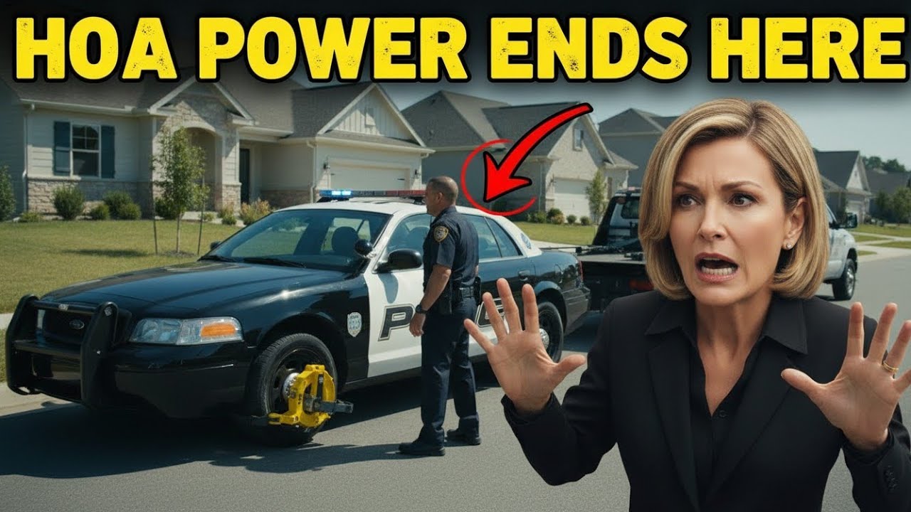 “HOA Karen Arrested in Oakwood Estates! UK Neighbours Shocked | Viral Neighbourhood Drama”