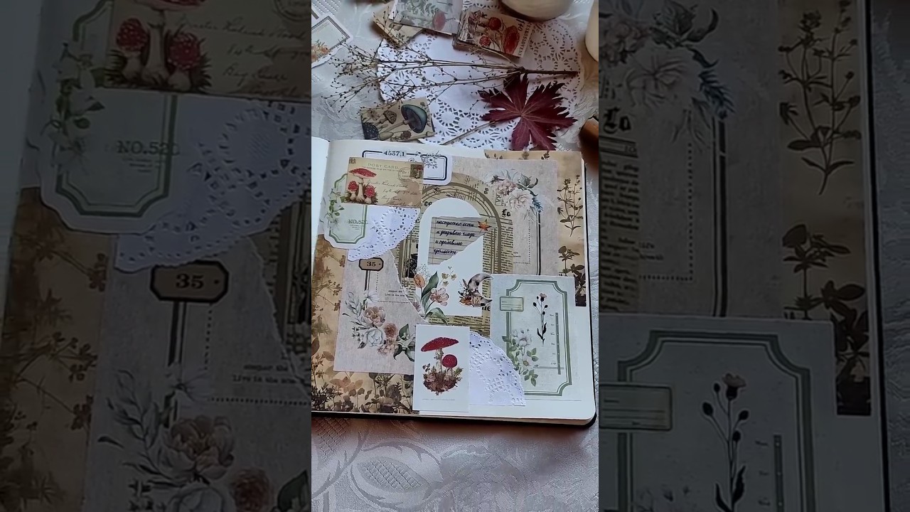 FALL 🍂 scrapbook idea ASMR #scrapbooking