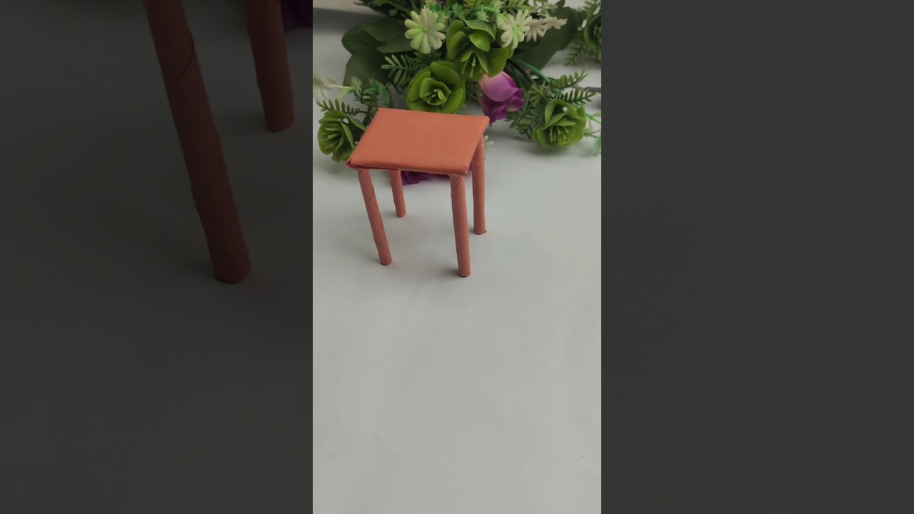 How to make a easy paper table with cardboard #easy #handycraft #diy
