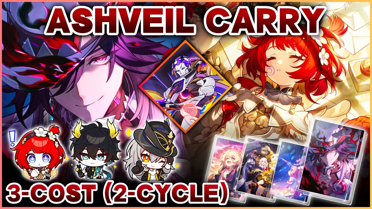 Ashveil Carry vs AA Knight 2-Cycle Clear (3 Cost Team) | Honkai: Star Rail
