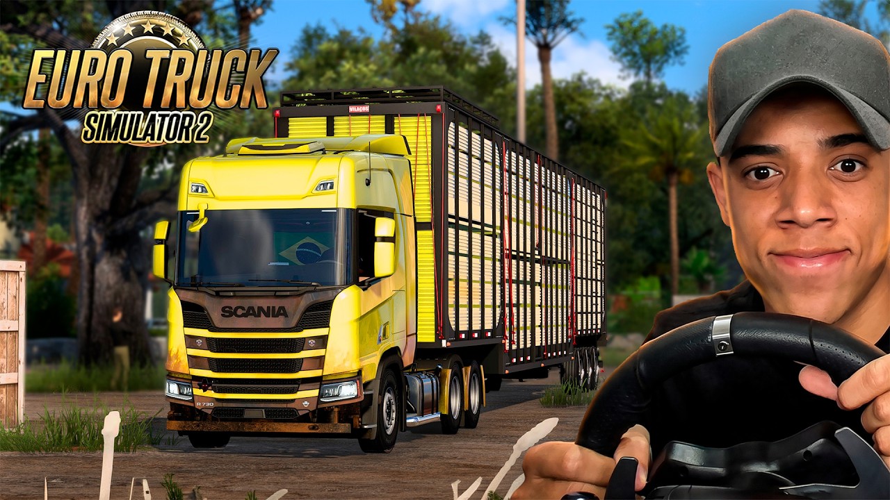 RD e O COMBOIO DE BOIADEIRO NAS ESTRADAS DE TERRA! - EURO TRUCK SIMULATOR 2 + G920