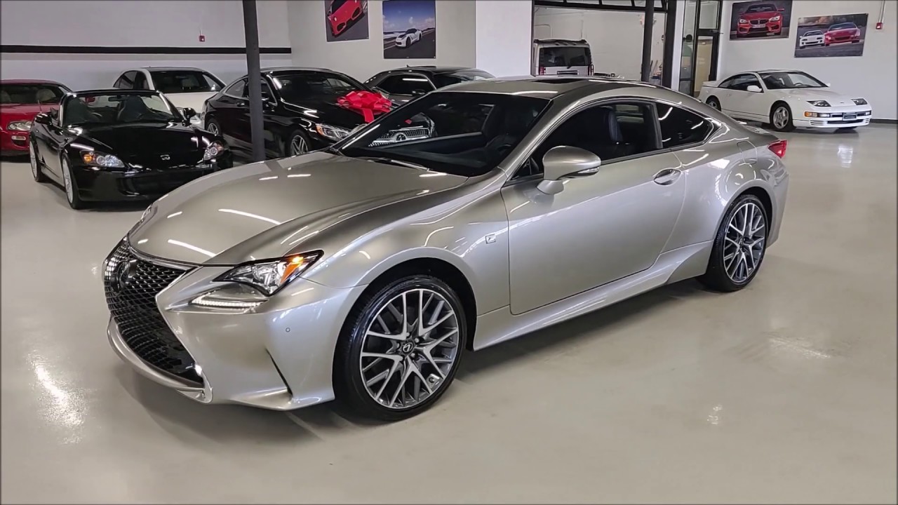 2018 Lexus RC300 F Sport Startup and Walk Around!