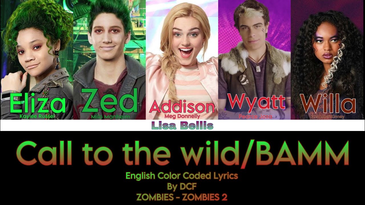 Call to the wild/BAMM (mashup) by @dcfmashups (Color Coded Lyrics)