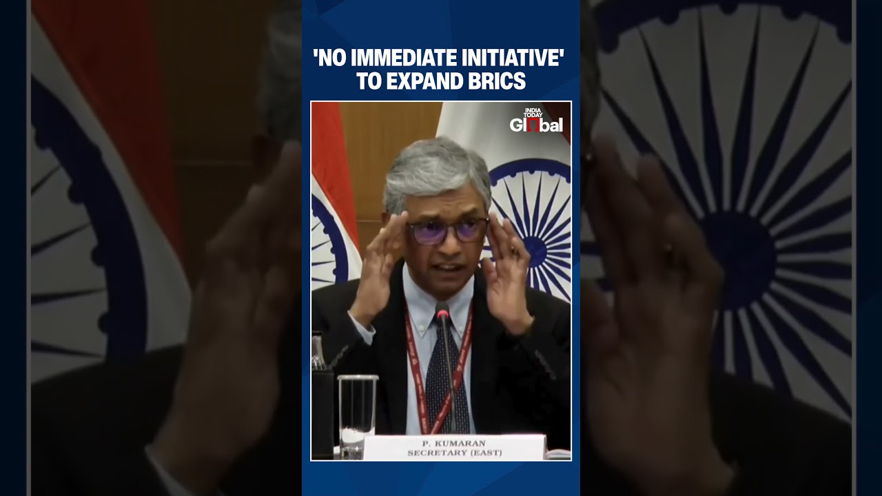 No Immediate BRICS Expansion As Members Focus On Consolidation And Integration, Says P. Kumaran