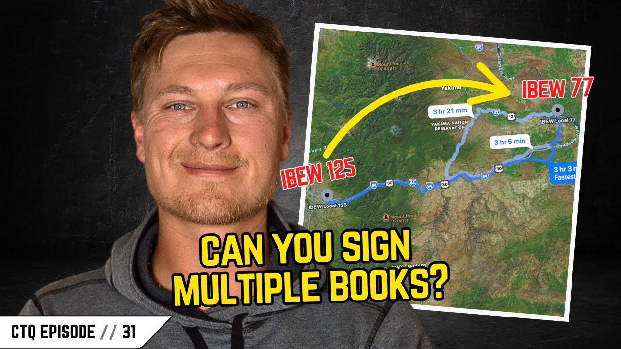 Signing the Out of Work Books as a Groundman. CTQ Ep // 31