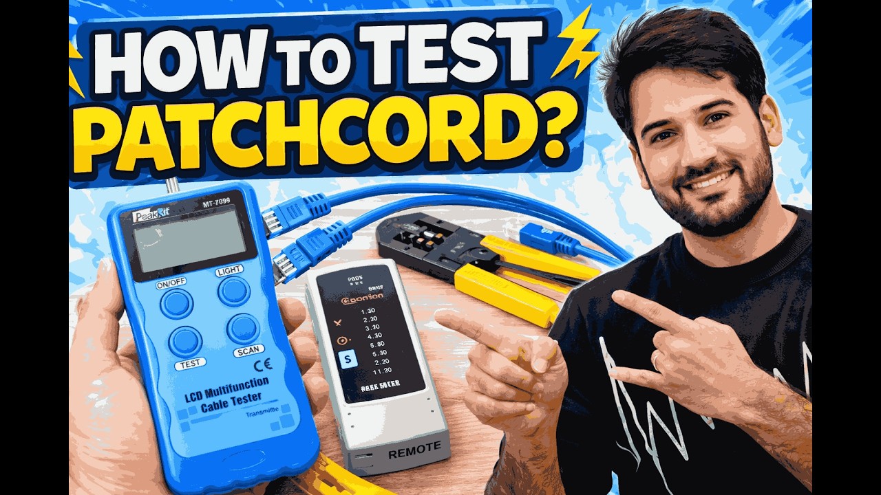 1- How to test patchcord