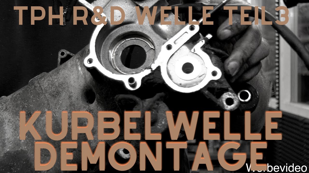 Teil3 1x R&D HPC Kurbelwelle für Piaggio TPH  - Neuer Motor Kurbelwelle Demontage  - Streetlights.de