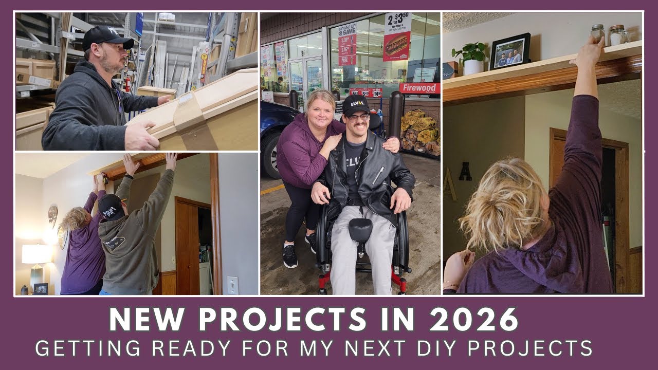 Preparing for new projects in 2026 + New shelving + Walmart grocery haul