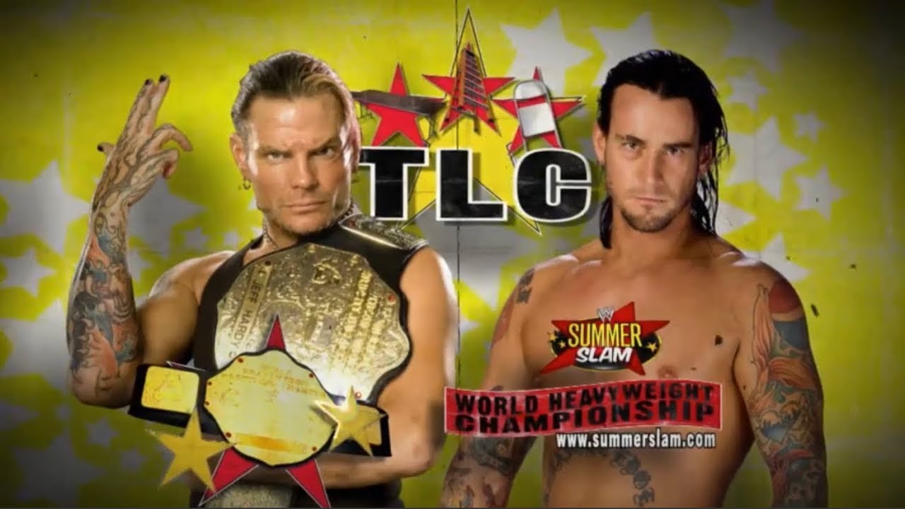 Cm Punk (C) VS Jeff Hardy WHC Ladder Match SummerSlam 2009...WWE 2K15
