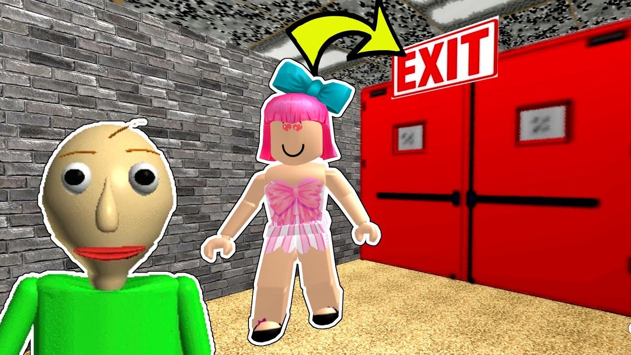 Roblox: СБЕГИТЕ ИЗ ШКОЛЫ БАЛДИ!!!