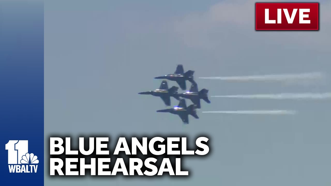 LIVE: Blue Angels rehearsing over Annapolis - wbaltv.com
